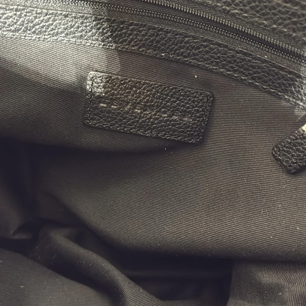 LEVENGER MESSENGER/Laptop Crossbody Bag in Grey/black canvas with leather trim